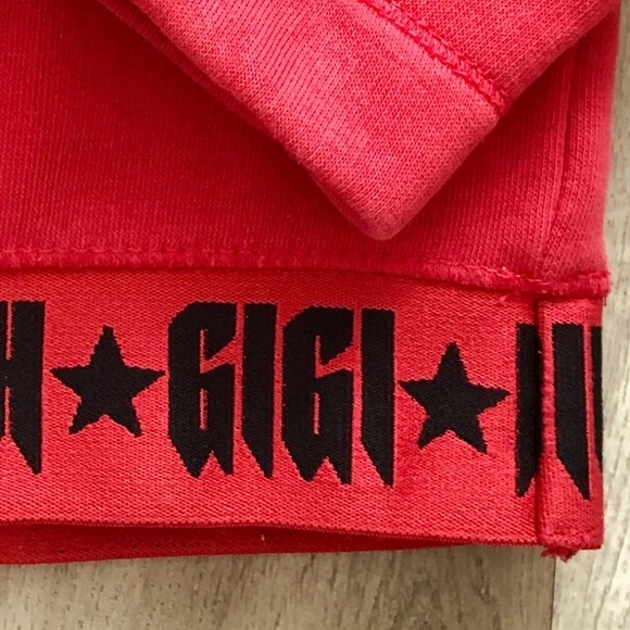 Tommy Hilfiger X Gigi Hadid, 2017, V Neck, Sweatshirt, Womens, XS, Red, Pullover - Picture 8 of 11